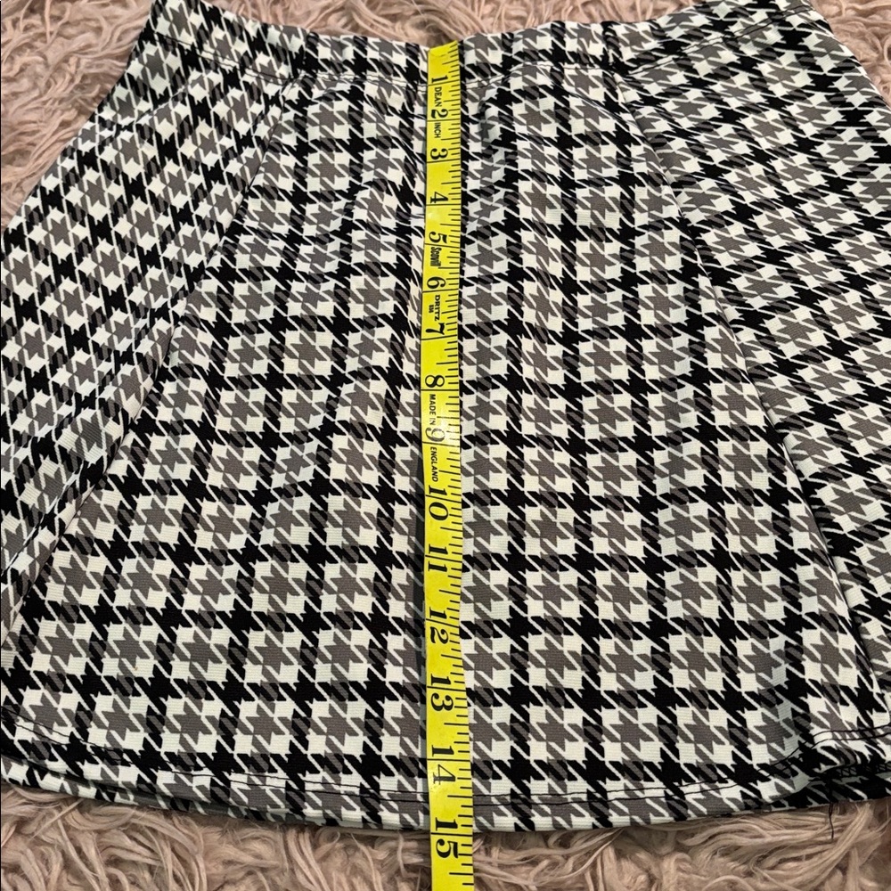 Jolie & Joy (Nordstrom) Houndstooth Mini Skater Skirt - Picture 8 of 9